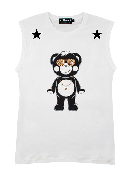 Gold Studs Chappy No Sleeve T-shirt