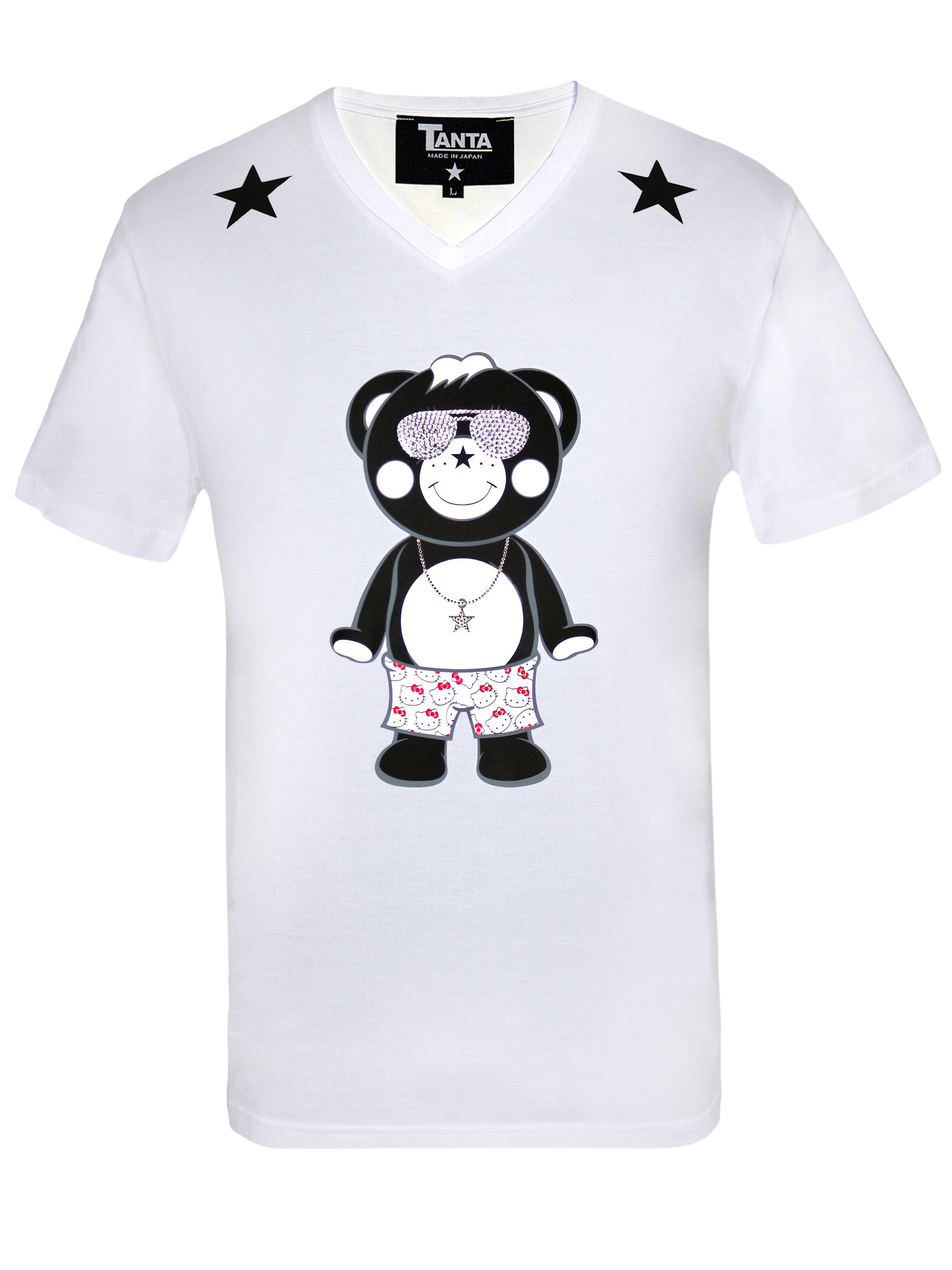 Tシャツ・ダイアモンドチャッピーサーフィン インハローキティー