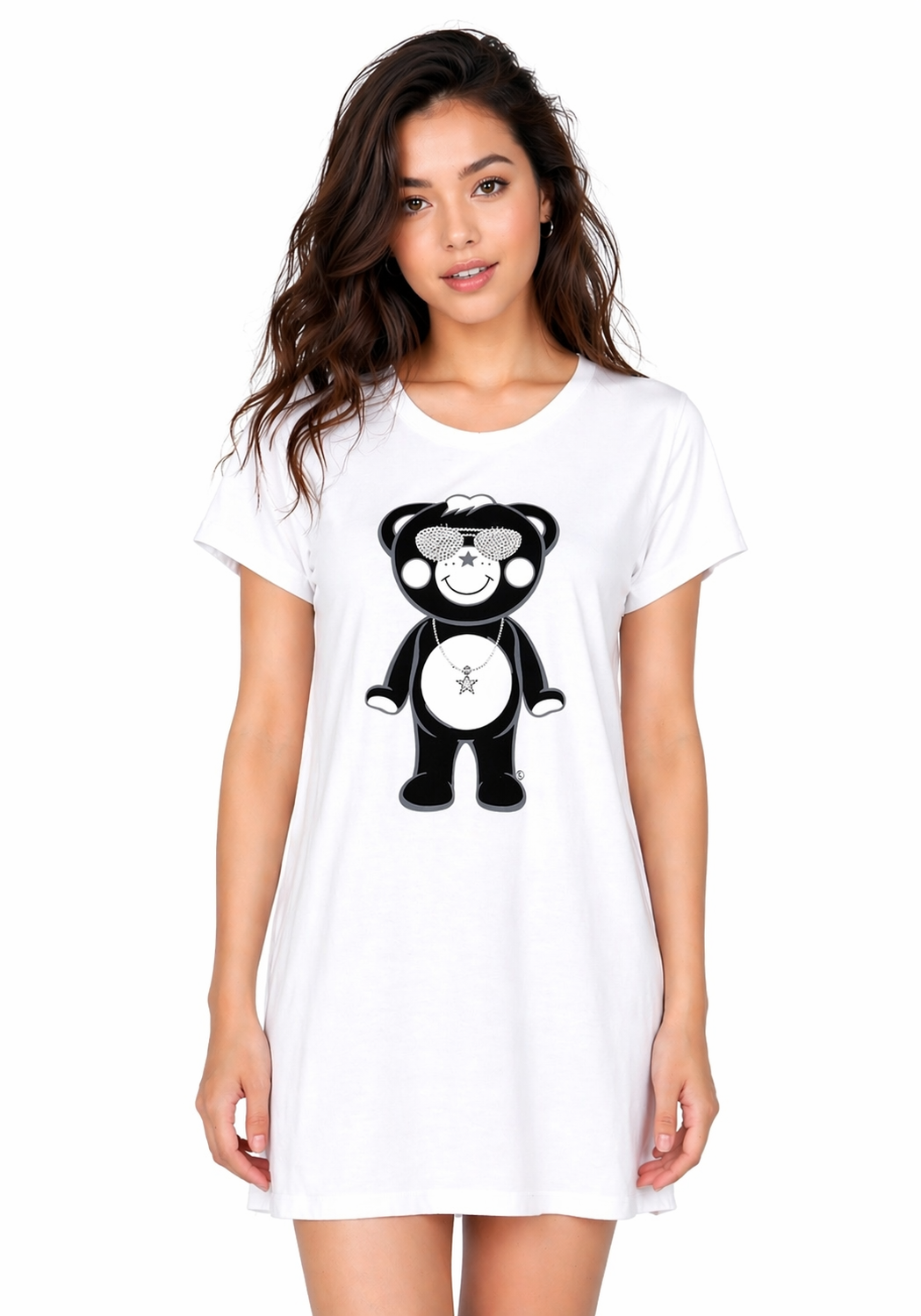 Ladies Diamond Chappy One-Piece T-shirt