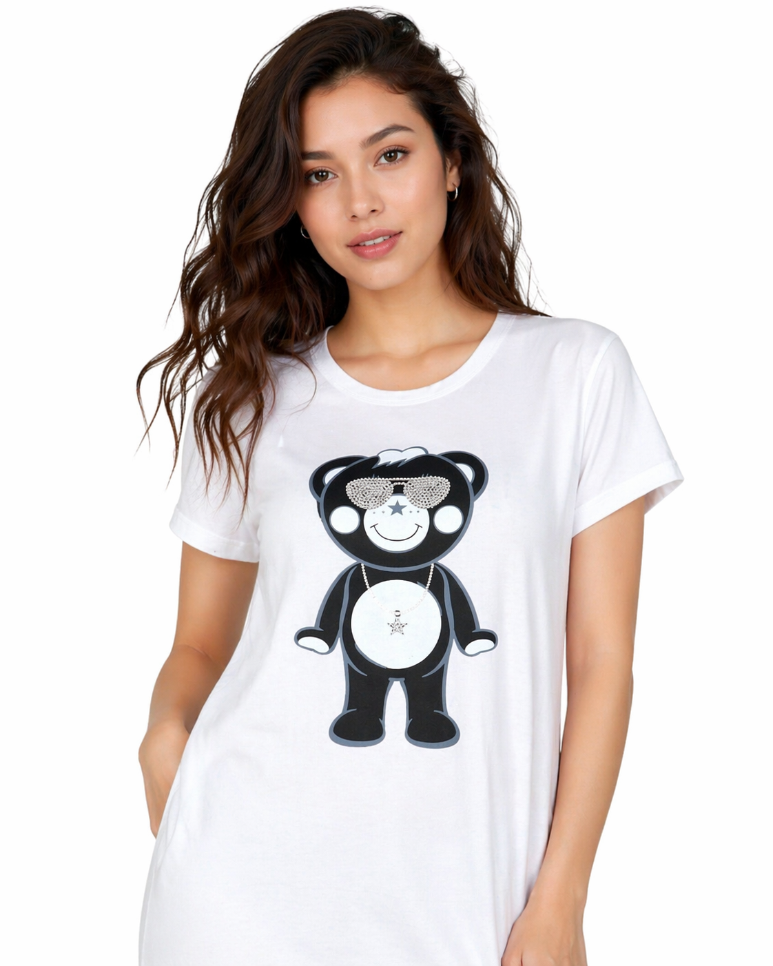Ladies Diamond Chappy One-Piece T-shirt