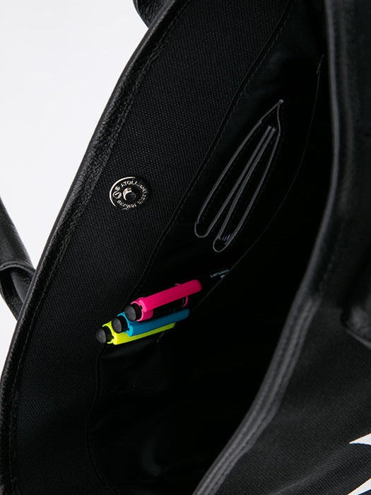 Diamonds Chappy Luxury Mini-Tote Bag w/ Leather Detail